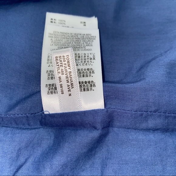 NWT TOMMY BAHAMA Sea Glass Linen Shift Dress XS/TP - Picture 16 of 16